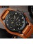 Kahve Kahve Kutusu Curren Erkek Saatler Üst Marka Lüks Fashioncasual Iş Kuvars Izle Tarih Su Geçirmez Kol Saati Hodinky Relogio Masculino (Yurt Dışından) 2