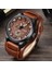 Kahve Kahve Kutusu Curren Erkek Saatler Üst Marka Lüks Fashioncasual Iş Kuvars Izle Tarih Su Geçirmez Kol Saati Hodinky Relogio Masculino (Yurt Dışından) 3