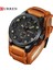Kahve Kahve Kutusu Curren Erkek Saatler Üst Marka Lüks Fashioncasual Iş Kuvars Izle Tarih Su Geçirmez Kol Saati Hodinky Relogio Masculino (Yurt Dışından) 4
