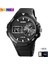 Tüm Kara Kutu Skmeı Izle Erkek Saatler Erkek Kol Saatleri Moda 100 M Su Geçirmez Yüzmek Spor Kronometre Erkekler Izle 3 Zaman LED Dijital Reloj Hombre (Yurt Dışından) 1