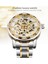 S1089-1 Kazanan Lüks Mekanik Tasarım Altın Zarif Kayış Erkek Saat Aydınlık Montre Homme ile Üst Marka Otomatik (Yurt Dışından) 3