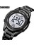 Siyah Erkek Spor Saatler Casual Kronometre Geri Sayım Saat Su Geçirmez Erkek Kol Saatleri Dijital Alarmlı Saat Reloj Hombre Skmeı Montre Homme (Yurt Dışından) 1
