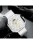 Gümüş Siyah Lıge Üst Marka Lüks Erkek Saatler Kare Spor Moda Kuvars Izle Erkekler Için Su Geçirmez Kronograf Kol Saati Reloj Hombre + Kutu (Yurt Dışından) 4