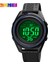 Siyah Siyah Kutu Açık Spor Izle 100 M Su Geçirmez Dijital Izle Erkekler Moda LED Işık Kronometre Bilek Izle Erkek Saat Skmeı Reloj Hombre (Yurt Dışından) 5