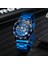 Mavi Mavi Siyah Sıcak Marka T-Kazanan Lüks Erkekler Şeffaf Moda Elmas Aydınlık Hareketi Erkek Mekanik Kraliyet Tasarım Bilek Saati (Yurt Dışından) 4