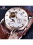 Gül Altın Forsining Moda Lüks Aydınlık Eller Gül Altın Erkek Saatler Üst Marka Tourbillion Elmas Ekran Otomatik Mekanik Saat (Yurt Dışından) 1
