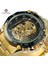 Gümüş Forsining Trendy Steampunk Eğlence Erkekler Otomatik Mekanik Saatler Şeffaf Saatler Paslanmaz Çelik Kayış Horloges (Yurt Dışından) 2