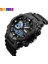 Turuncu Skmeı 1228 Erkek Spor Izle Dijital Kuvars Saatler LED Büyük Arama Saati 30 M Su Geçirmez Çift Ekran Kol Saatleri Relogio Masculino (Yurt Dışından) 3