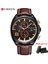 Siyah Kahve Kutusu 2020 Curren Erkekler Spor Saatler Moda Marka Lüks Analog Kuvars Clokc Kol Saati Relogio Masculino Su Geçirmez 30 M Reloj Hombre (Yurt Dışından) 1