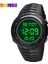 Siyah Siyah Erkek Spor Saatler Chrono Geri Sayım Erkekler Su Geçirmez Dijital Saat Erkekler Için Askeri Saat Erkek Moda Relojes Hombre Skmeı 2020 (Yurt Dışından) 3
