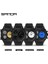 Siyah Sanda Üç Zamanlı Ekran Quartz Saat Erkekler Için LED Spor Dijital Saatler 50 M Su Geçirmez Electronicwristwatch Çalar Saat Relogio (Yurt Dışından) 2