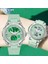 6067 Mavi Sanda Lüks Ms LED Dijital Spor Izle Moda Rahat Altın Bilek Izle Kadın Kız Askeri Su Geçirmez Kol Saatleri Montre Dames (Yurt Dışından) 5