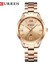 Gül Beyaz Kutu Curren Altın Izle Kadın Saatler Bayanlar 9007 Çelik Kadın Bilezik Saatler Kadın Saat Relogio Feminino Montre Femme (Yurt Dışından) 2