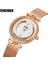 Pembe Skmeı Kadın Bilezik Izle Mujer Altın Relojes Küçük Kadran Kuvars Eğlence Izle Popüler Kol Saati Saat Kadın Bayan Saatler (Yurt Dışından) 2