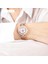Pembe Skmeı Kadın Bilezik Izle Mujer Altın Relojes Küçük Kadran Kuvars Eğlence Izle Popüler Kol Saati Saat Kadın Bayan Saatler (Yurt Dışından) 3