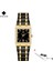 Altın Siyah Altın Wwoor Yeni Altın Izle 8858 Kadın Saatler Çelik Üst Lüks Marka Bayanlar Bilezik Saatler Kadın Saat Montre Femme Relogio Feminino (Yurt Dışından) 1