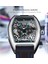 GMT1241-5 Forsining Kendinden Kurmalı Kol Saati Erkek Mekanik Askeri Izle Moda Dikdörtgen Adam Otomatik Saatler Reloj Hombre (Yurt Dışından) 3