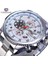 GMT1137-11 Forsining Yepyeni Beyaz Erkek Mekanik Spor Saat Otomatik 3 Alt Kadran Takvim Tam Paslanmaz Çelik Kayış Saat Reloj Hombre (Yurt Dışından) 1