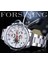 GMT1137-11 Forsining Yepyeni Beyaz Erkek Mekanik Spor Saat Otomatik 3 Alt Kadran Takvim Tam Paslanmaz Çelik Kayış Saat Reloj Hombre (Yurt Dışından) 2