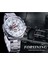 GMT1137-11 Forsining Yepyeni Beyaz Erkek Mekanik Spor Saat Otomatik 3 Alt Kadran Takvim Tam Paslanmaz Çelik Kayış Saat Reloj Hombre (Yurt Dışından) 3
