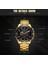 Gümüş Beyaz Forsining Saatler Erkek Üç Göz Altı Iğne Çok Fonksiyonlu Mekanik Kol Saati Lüks Otomatik Erkek Saat Montre Homme (Yurt Dışından) 5