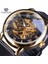 GMT1040-8 Kazanan Ince Kasa Tam Altın Tasarım Retro Ajur Saat Örgü Bant Erkek Mekanik Saatler Üst Marka Lüks Işıltılı Eller (Yurt Dışından) 1