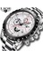 Gümüş Siyah S Lıge 2022 Moda Gümüş Erkek Saat Üst Marka Lüks Tam Çelik 30 M Su Geçirmez Izle Erkekler Kuvars Saat Iş Izle Chronograph (Yurt Dışından) 2