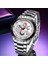Gümüş Siyah S Lıge 2022 Moda Gümüş Erkek Saat Üst Marka Lüks Tam Çelik 30 M Su Geçirmez Izle Erkekler Kuvars Saat Iş Izle Chronograph (Yurt Dışından) 3