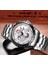 Gümüş Siyah S Lıge 2022 Moda Gümüş Erkek Saat Üst Marka Lüks Tam Çelik 30 M Su Geçirmez Izle Erkekler Kuvars Saat Iş Izle Chronograph (Yurt Dışından) 5