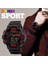 Siyah Skmeı Açık Spor Erkek Izle Çok Fonksiyonlu 5bar Su Geçirmez Pu Kayış LED Ekran Saatler Chrono Dijital Saat Reloj Hombre 1243 (Yurt Dışından) 4