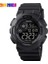 Siyah Siyah Skmeı Açık Spor Izle Erkekler Darbeye Dayanıklı ve Su Geçirmez Askeri Saatler LED Ekran Şok Dijital Saat Reloj Hombre 1583 Saat (Yurt Dışından) 1