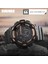 Siyah Skmeı Açık Spor Erkek Izle Çok Fonksiyonlu 5bar Su Geçirmez Pu Kayış LED Ekran Saatler Chrono Dijital Saat Reloj Hombre 1243 (Yurt Dışından) 5