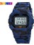 Mavi Kamuflaj Spor Izle Erkekler Açık LED Dijital Saatler 5bar Su Geçirmez Çalar Saat Erkek Askeri Erkekler Dijital Kol Saati Skmeı Montre Homme (Yurt Dışından) 3