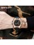 Siyah Gül Sanda Moda Gül Altın Kasa Erkek Saatler Spor Chronograph Hd Çift Ekran Kuvars Izle Suya Dayanıklı Aydınlık Reloj Hombre (Yurt Dışından) 3