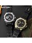 Siyah Gül Sanda Moda Gül Altın Kasa Erkek Saatler Spor Chronograph Hd Çift Ekran Kuvars Izle Suya Dayanıklı Aydınlık Reloj Hombre (Yurt Dışından) 4