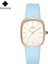 Gül Mavi Wwoor 2022 Kadın Izle Moda Deri Kuvars Bilezik Izle Üst Marka Lüks Su Geçirmez Bayanlar Kol Saati Montre Femme Feminino (Yurt Dışından) 1