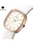 Gül Mavi Wwoor 2022 Kadın Izle Moda Deri Kuvars Bilezik Izle Üst Marka Lüks Su Geçirmez Bayanlar Kol Saati Montre Femme Feminino (Yurt Dışından) 2