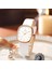 Gül Mavi Wwoor 2022 Kadın Izle Moda Deri Kuvars Bilezik Izle Üst Marka Lüks Su Geçirmez Bayanlar Kol Saati Montre Femme Feminino (Yurt Dışından) 3