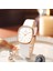 Gül Siyah Kara Kutu Wwoor 2022 Kadın Izle Moda Deri Kuvars Bilezik Izle Üst Marka Lüks Su Geçirmez Bayanlar Kol Saati Montre Femme Feminino (Yurt Dışından) 4