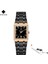 Siyah Gül Wwoor Yeni Altın Izle 8858 Kadın Saatler Çelik Üst Lüks Marka Bayanlar Bilezik Saatler Kadın Saat Montre Femme Relogio Feminino (Yurt Dışından) 1