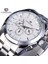 S899-3 Forsining Siyah Iş Mekanik Erkek Saat Otomatik 3 Alt Kadran Tarih Altın Çelik Band Elbise Kol Saati Saat Saat Reloj (Yurt Dışından) 1