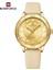 NF5020-GGY Navıforce 2022 Yeni Varış Kadın Lüks Quartz Saat Bayanlar Moda Rahat Bilezik Izle Deri Kol Saati Montre Femme (Yurt Dışından) 1