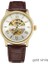 Altın Beyaz Forsınıng Klasik Moda Erkek Saatler Tourbillion Altın Rengi Otomatik Mekanik Izle Erkekler Üst Marka Lüks Saat (Yurt Dışından) 1
