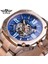 GMT1159-10 Kazanan Altın Otomatik Mekanik Erkek Kol Saati Kare Kraliyet Roma Içi Boş Kadran Paslanmaz Çelik Kayış Erkekler Iş Izle Saat (Yurt Dışından) 1