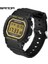 Yükseltme Beyaz Sanda Erkek Dijital Saatler Su Geçirmez Spor Izle Erkekler Için Alarm Chrono LED Elektronik Saat Kare Adam Kol Saati Reloj Hombre (Yurt Dışından) 2