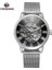 M4S2 Forsining Lüks Izle Adam Mekanik Kol Saatleri Erkekler Için Clockwork El Saati Mekanik Koca Saatler Reloj (Yurt Dışından) 1