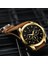 M3S1 Forsining Üst Markalar Mekanik Erkek Izle Su Geçirmez Moda Deri Kayış Otomatik Clockwork Oymak Altın Erkek Kol Saati (Yurt Dışından) 4