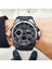 739 Siyah Altın Sanda Moda Altın Kasa Erkek Saatler Spor Kronograf Hd Çift Ekran Kuvars Izle 50M Suya Dayanıklı Aydınlık Reloj Hombre (Yurt Dışından) 2