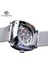 W1076-2 Forsining Yeni Moda Mekanik Saat Erkekler Için Kare Otomatik Analog Gümüş Ince Örgü Çelik Bant Izle Relojes Hombre (Yurt Dışından) 5