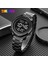 Siyah Altın Deri Skmeı Sokak Modası Büyük Sayılar Chrono Alarm Elektronik Saat Su Geçirmez Aydınlık Dijital Basit Erkek Izle 2 WATCHBAND1864 (Yurt Dışından) 3